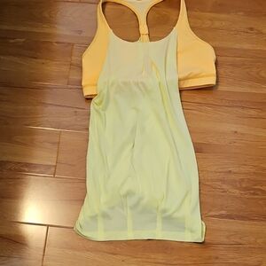lululemon athletica Yellow Tank Top